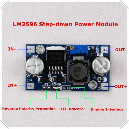Alimentatore Switching Multicanale LM2596 - Uscite 3.3V, 5V, 12V E Regolabile