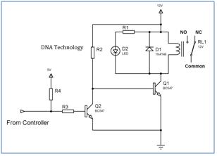 Relay_Driver_Circuit_Using_Two_Transistor