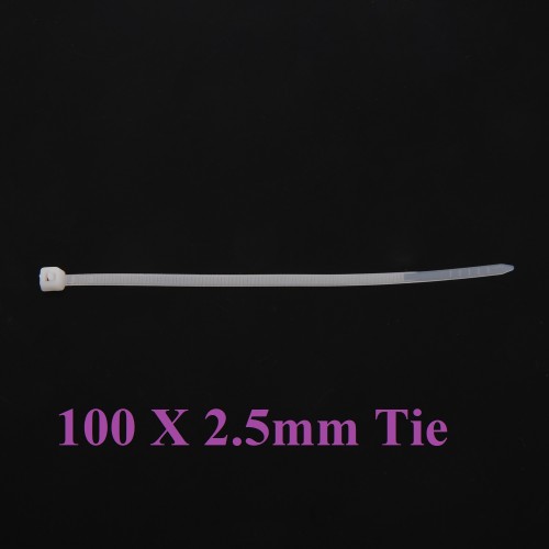 Cable Tie 100 X 2.5 mm (Pack of 100)