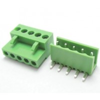 4 Pin Hanging Type Right Angle Triangle Green Connector FB/FR 5.08 mm