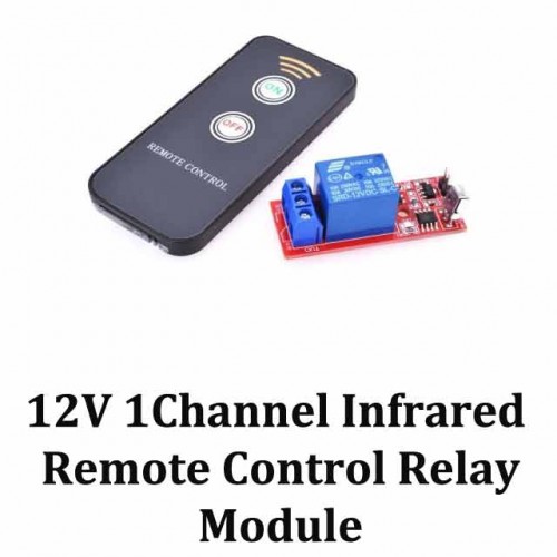 12V 1 Channel Infrared Remote Control Relay Module