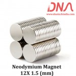Neodymium Magnet 12mmx1.5mm
