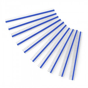 1x40 2.54 Mm Berg Strip - Straight Male Header Strip Blue 1x40 2.54 Mm Berg Strip - Straight Male Header Strip Blue