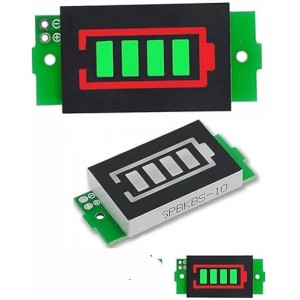 1S to 8S Battery Level Indicator Module For Li-ion Battery Green PCB, With Green Indicator 1S to 8S Battery Level Indicator Module For Li-ion Battery Green PCB, With Green Indicator