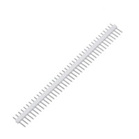 1x40 2.54 Mm Berg Strip - Straight Male Header Strip White 1x40 2.54 Mm Berg Strip - Straight Male Header Strip White
