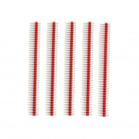 1x40 2.54 Mm Berg Strip - Straight Male Header Strip Red 1x40 2.54 Mm Berg Strip - Straight Male Header Strip Red