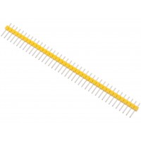 1x40 2.54 Mm Berg Strip - Straight Male Header Strip Yellow 1x40 2.54 Mm Berg Strip - Straight Male Header Strip Yellow