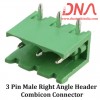 3 Pin Male Right Angle Header 5.08 mm pitch (Combicon Connector) 3 Pin Male Right Angle Header 5.08 mm pitch (Combicon Connector)