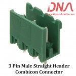 3 Pin Male Straight Header 5.08 mm pitch (Combicon Connector)