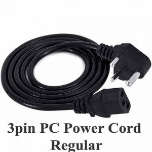 3pin PC Power Cord Regular 3pin PC Power Cord Regular