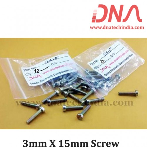 3mm X 15mm Screw