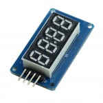 4 Bits Digital LED Tube Clock Display