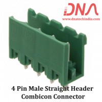 4 Pin Male Straight Header 5.08 mm pitch (Combicon Connector) 4 Pin Male Straight Header 5.08 mm pitch (Combicon Connector)