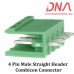 4 Pin Male Straight Header 5.08 mm pitch (Combicon Connector)