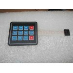 4X3 MATRIX KEYPAD WITH MEMBRANE SWITCHES