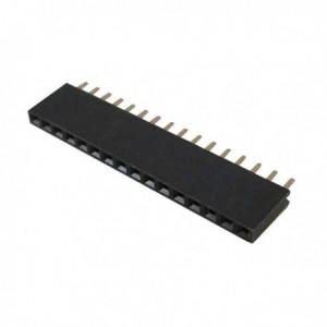 1x16 2.54mm female precut header pin 1x16 2.54mm female precut header pin