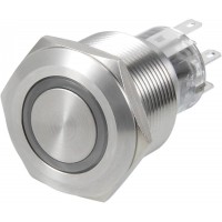 2NO2NC Latching 25mm 24V white Metal Electric Switch