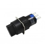 Round Rotary Switch ON-ON Single Pole 16mm 3 Pin SPST - A16-11ZX2