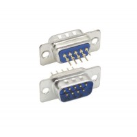 DB9 pcb mount male straight connector DB9 pcb mount male straight connector