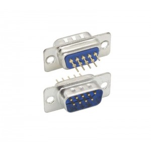 DB9 pcb mount male straight connector DB9 pcb mount male straight connector