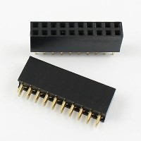 1x10 2.54mm female precut header 1x10 2.54mm female precut header
