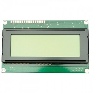 Alphanumeric LCD 20x4 - White Text Black background