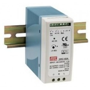 Meanwell DRC-60B AC - DC DIN Rail Power Supply Meanwell DRC-60B AC - DC DIN Rail Power Supply