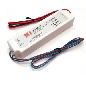 Mean Well LPV-60-24 60 W 24 V Constant-Voltage AC/DC Power Supply Mean Well LPV-60-24 60 W 24 V Constant-Voltage AC/DC Power Supply