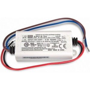 Mean Well APV-8-24 24V Constant-Voltage LED Power Supply Mean Well APV-8-24 24V Constant-Voltage LED Power Supply