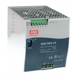 Mean Well SDR-960-24 960 W 24 V DIN-Rail Power Supply Mean Well SDR-960-24 960 W 24 V DIN-Rail Power Supply