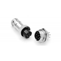 8 PIN MRS GX20 Male Female Panel Mount Aviation Plug Connector 8 PIN MRS GX20 Male Female Panel Mount Aviation Plug Connector