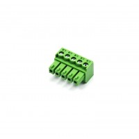 5 PIN 3.50MM FEMALE RIGHT ANGLE Screwable Plug (Combicon Connector) 5 PIN 3.50MM FEMALE RIGHT ANGLE Screwable Plug (Combicon Connector)