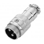 3 PIN MRS GX16 MALE Cable Type Connector