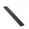 1x40 2 mm Berg Strip  Straight Female Header Strip
