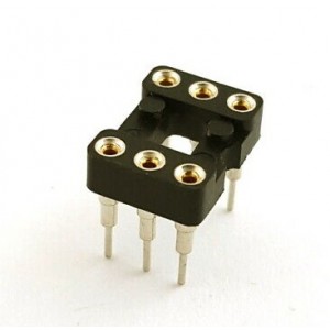 6 PIN NARROW SIL ROUND PIN IC BASE 6 PIN NARROW SIL ROUND PIN IC BASE