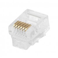 RJ11 6P6C Male Plug Connector RJ11 6P6C Male Plug Connector