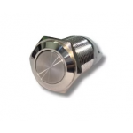 SS Switch IP67 16mm Momentary (Flat Head) 3 Pin