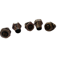 8PIN M12 MALE BULKHEAD (M16* 1.5) RM TYPE CONNECTOR 8PIN M12 MALE BULKHEAD (M16* 1.5) RM TYPE CONNECTOR