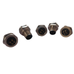 4PIN M12 MALE BULKHEAD (M16*1.5) RM TYPE CONNECTOR