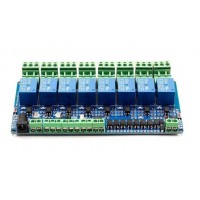 5V Modbus RTU 8, Channels Relay Module, Input Optocoupler, Isolation RS485 MCU for, Arduino