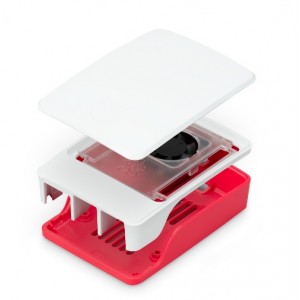 Official Raspberry Pi 5 Case Red-White Official Raspberry Pi 5 Case Red-White