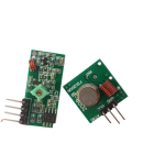 RF Transmitter and Receiver 4 Pin 433MHz Wireless Module (GREEN)