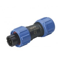 4 PIN WATERPROOF CABLE SCREW MALE FEMALE CONNECTOR
