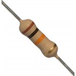 3K9 Ohm 1/2W Carbon Film Resistor 1% Tolerance