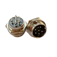 6 PIN MRS GX16 CONNECTOR ONLY MALE