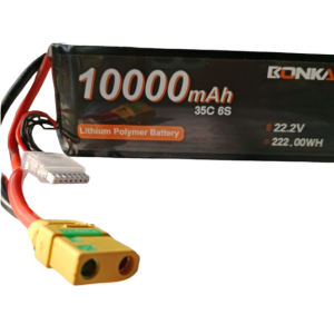 Bonka 22.2V 10000mAh 35C 6S Lithium Polymer Battery Pack Bonka 22.2V 10000mAh 35C 6S Lithium Polymer Battery Pack
