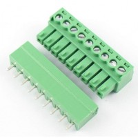 9 Pin 3.81mm Male & Female Combicon Connector Straight