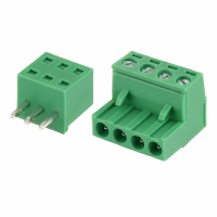 4 pin 3.81mm Green Connector (Male STA/Female RTA) 4 pin 3.81mm Green Connector (Male STA/Female RTA)
