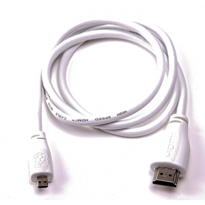 Official Micro-HDMI (Male) To Standard HDMI (Male) Cable For Raspberry Pi Official Micro-HDMI (Male) To Standard HDMI (Male) Cable For Raspberry Pi