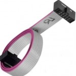10 Pin 1.27 mm FRC Cable Female To Female 15 CM